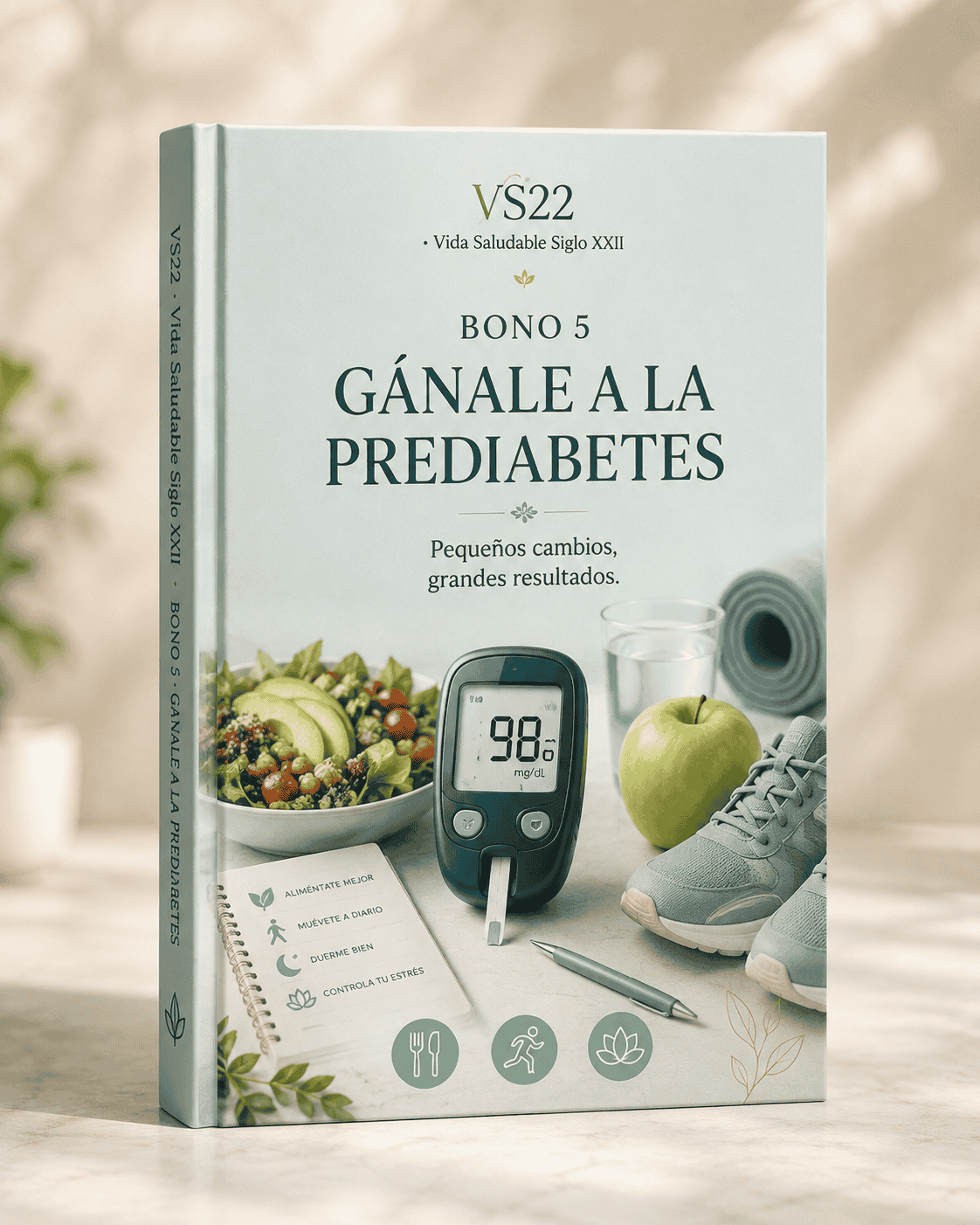 Portada de Gánale a la prediabetes