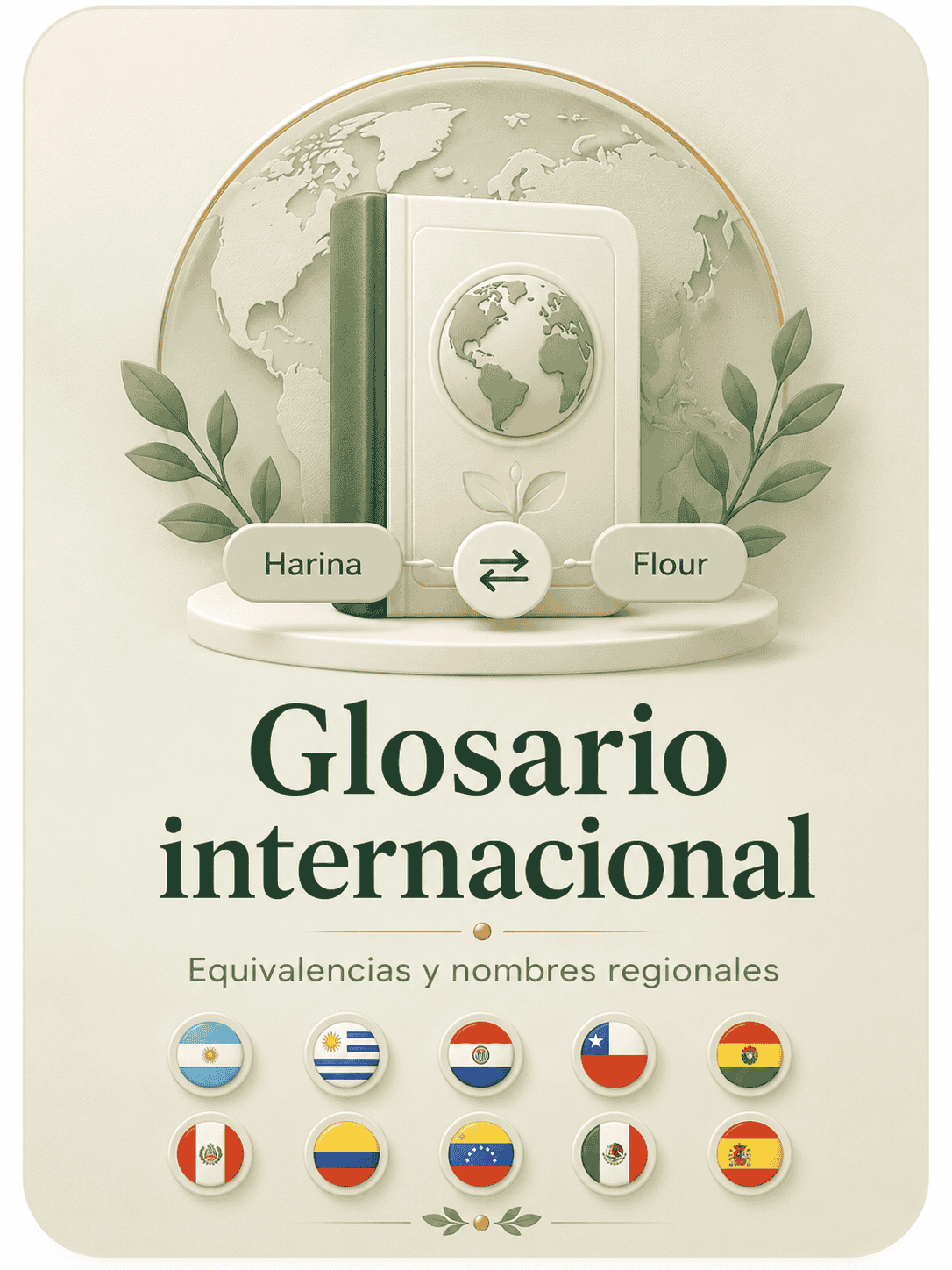 Portada de Glosario internacional
